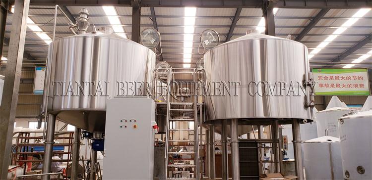<b>5000L 4 vessel brewery equipment for Korea customer</b>